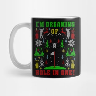 Golfing Golf Lover Ugly Christmas Sweater Party Shirts Mug